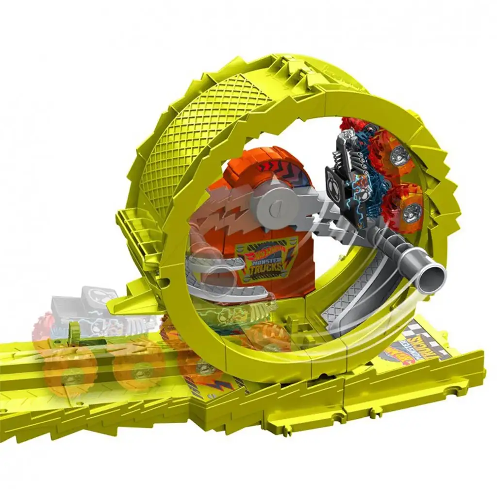 Hot Wheels Monster Trucks: Power Smasher Лов на писта - Mattel изображение 2