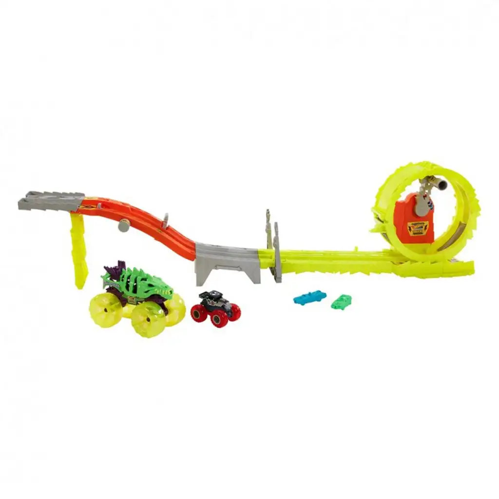 Hot Wheels Monster Trucks: Power Smasher Лов на писта - Mattel изображение 3