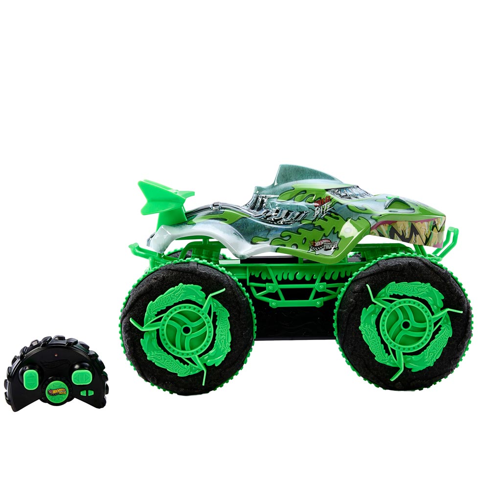 Hot Wheels Monster Trucks Радиоуправляем Амфибия Great Bite 1/15 - Mattel изображение 6