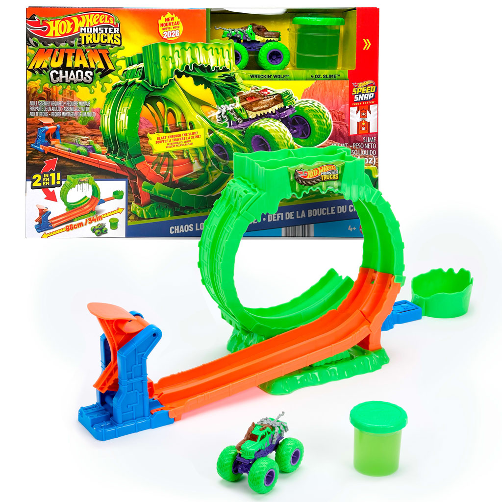 Hot Wheels Monster Trucks Slimehurok писта – Mattel изображение 2