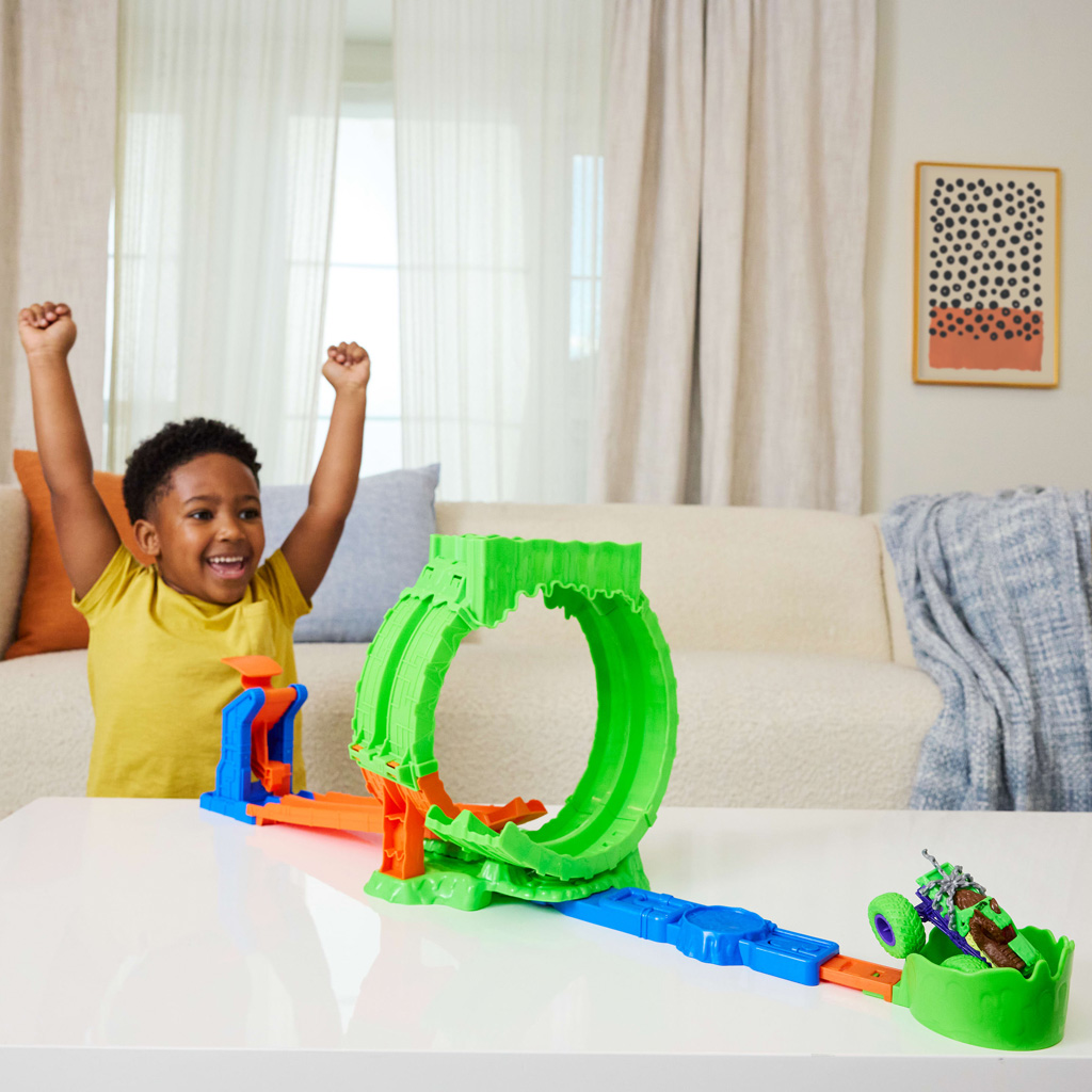 Hot Wheels Monster Trucks Slimehurok писта – Mattel изображение 3