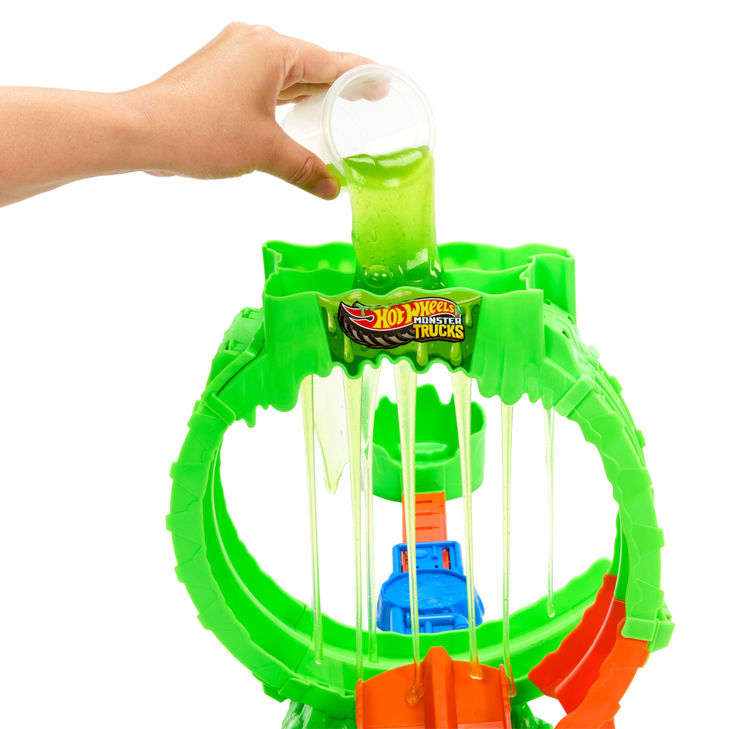 Hot Wheels Monster Trucks Slimehurok писта – Mattel изображение 5