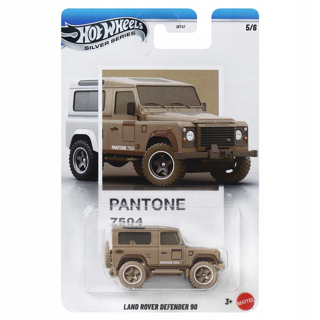 Hot Wheels Pantone: Land Rover Defender 90 количка - Mattel изображение 1