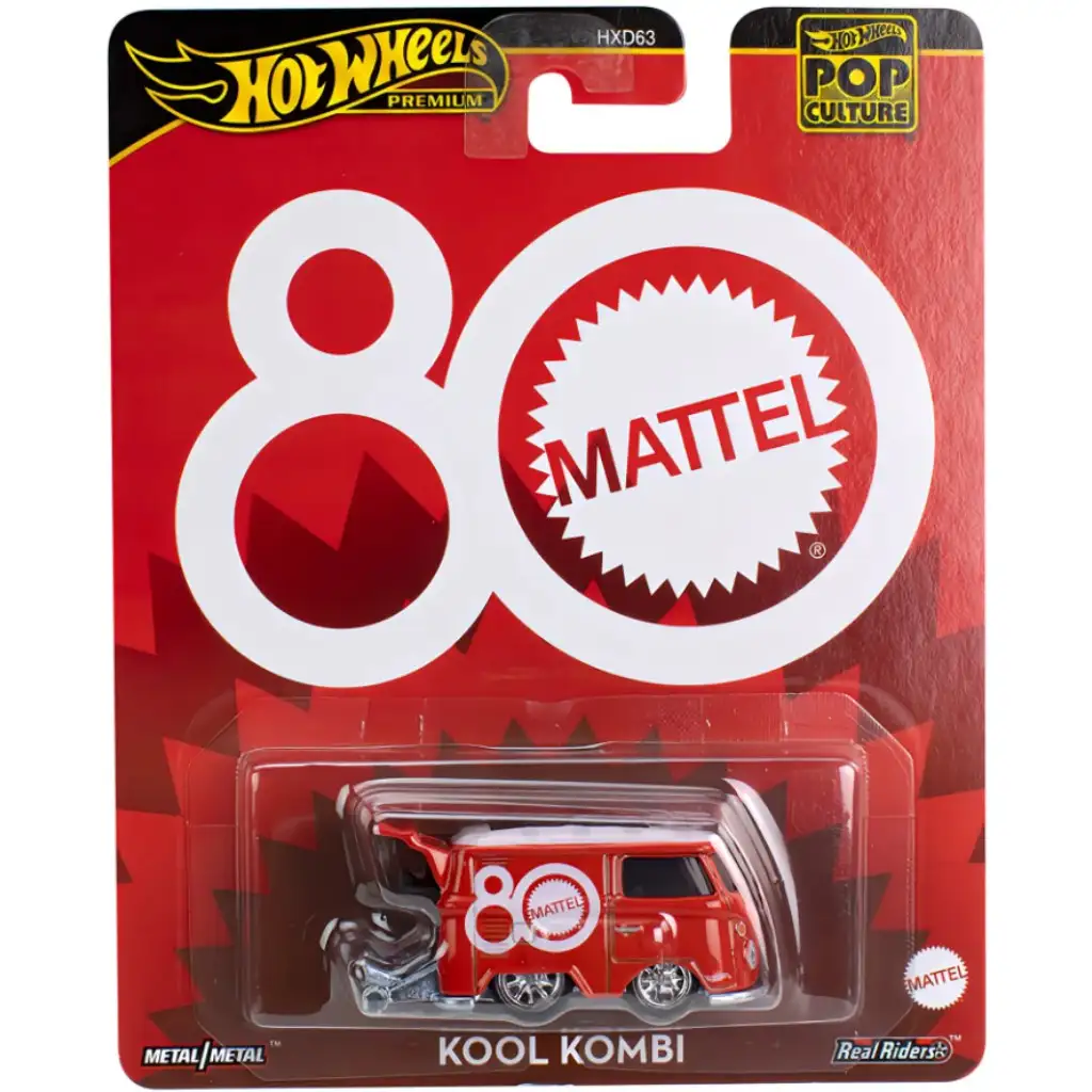 Hot Wheels Pop Culture: Mattel 80 Kool Kombi количка 1/64 - Mattel изображение 1