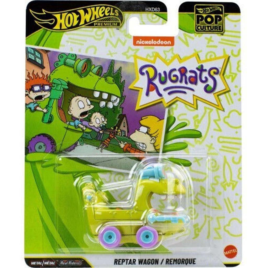Hot Wheels: Поп култура серия – Reptar Wagon малка кола 1/64 - Mattel изображение 1
