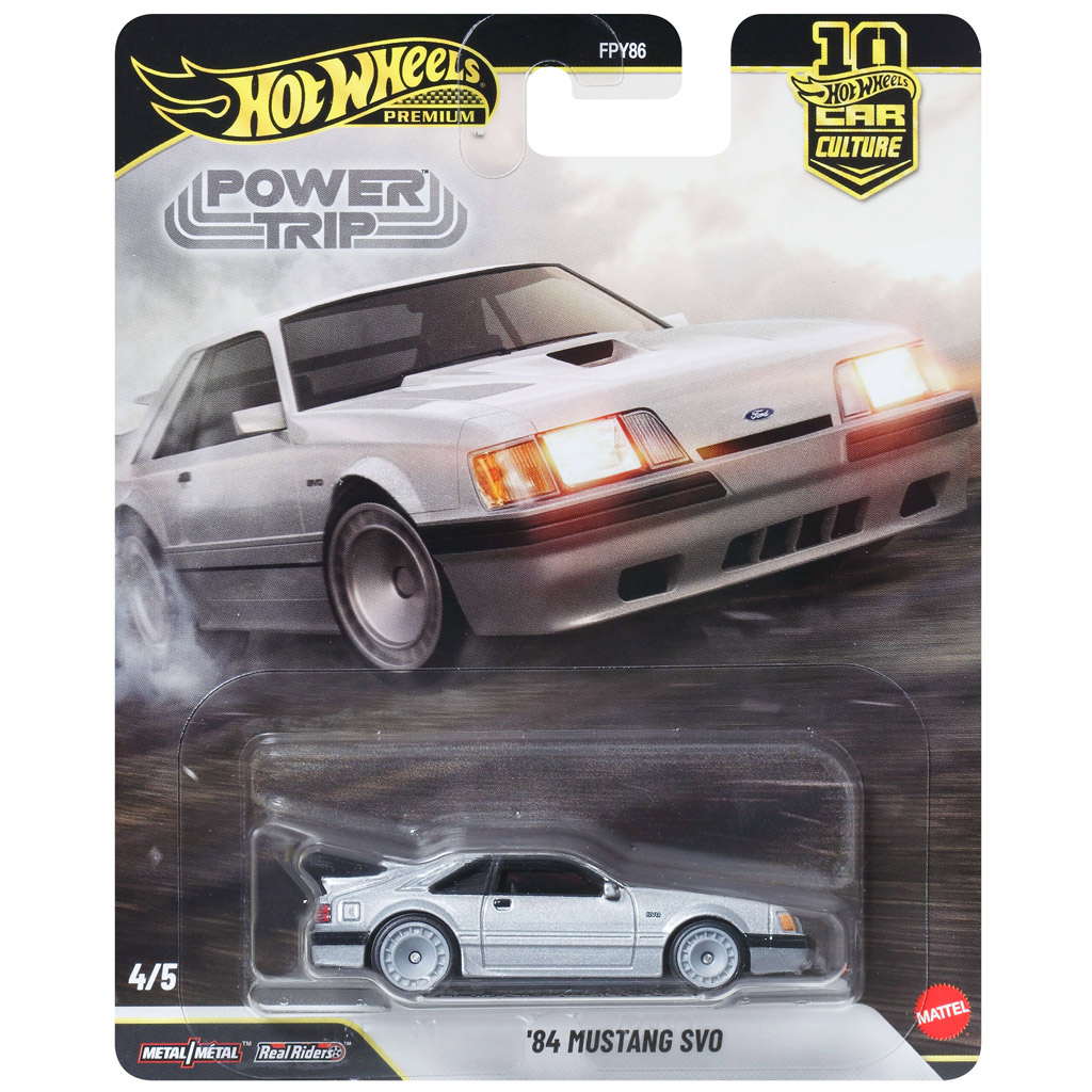 Hot Wheels Premium: Cool-тура ’84 Mustang SVO количка 1/64 - Mattel изображение 1