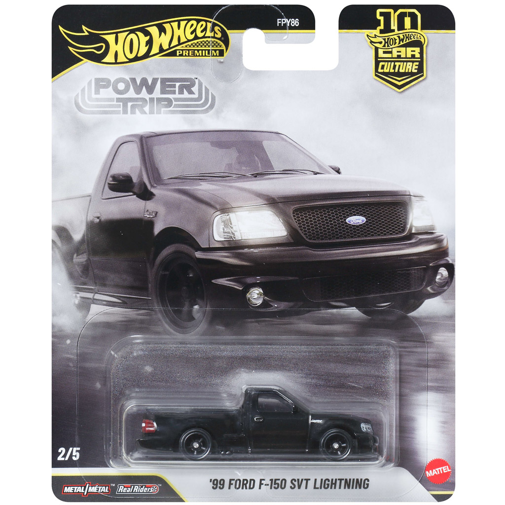 Hot Wheels Premium: Cool-тура ’99 Ford F-150 SVT Lightning количка 1/64 - Mattel изображение 1