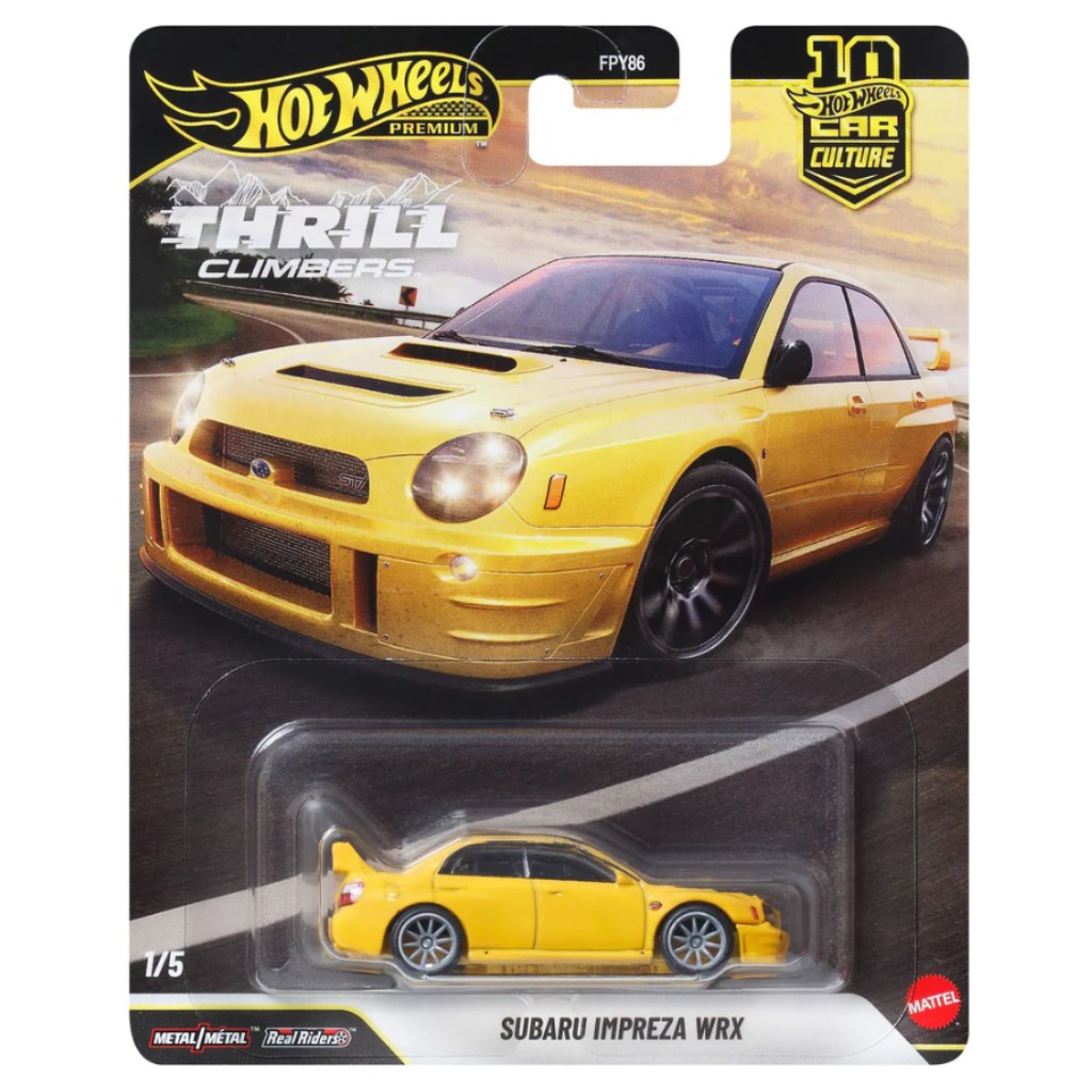 Hot Wheels Premium: Cool-турне Subaru Impreza WRX количка 1/64 - Mattel изображение 1