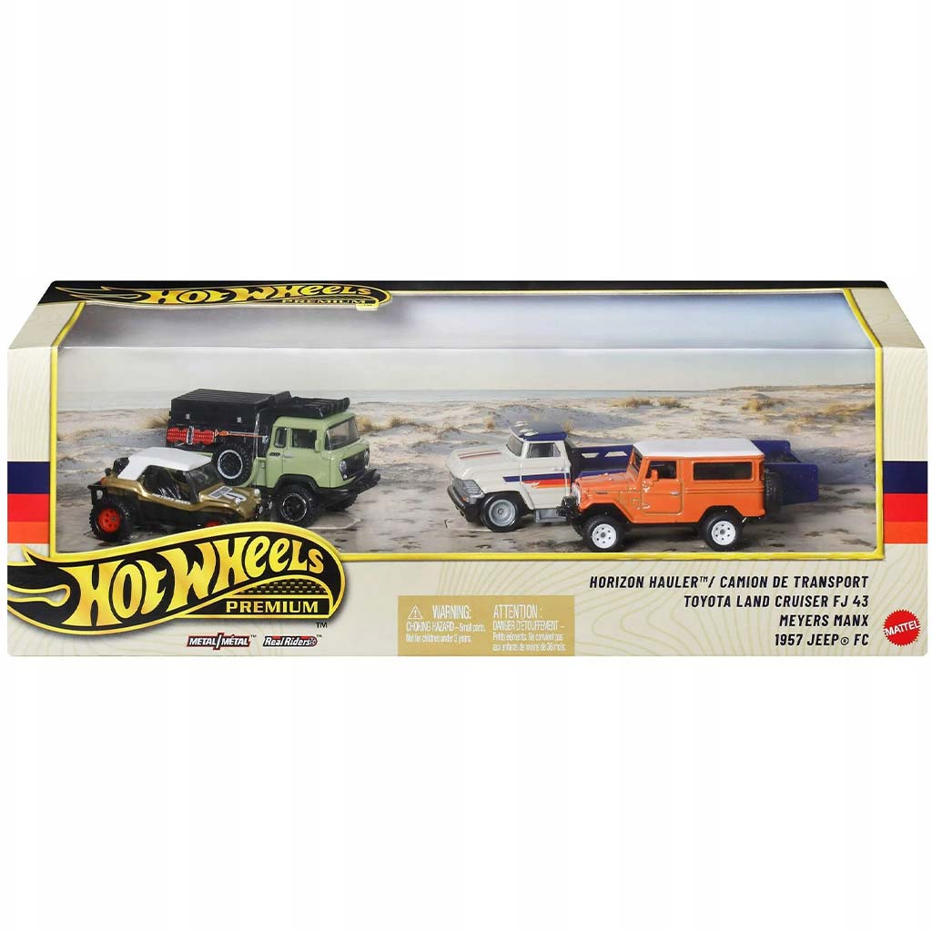 Hot Wheels: Премиум Екстремно Приключенско Автомобилче 4бр. пакет - Mattel изображение 1