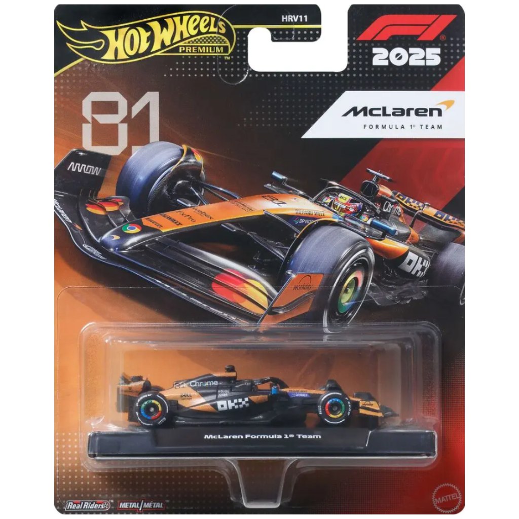 Hot Wheels Premium: McLaren Formula 1 отбор No.:81 количка 1/64 - Mattel изображение 1