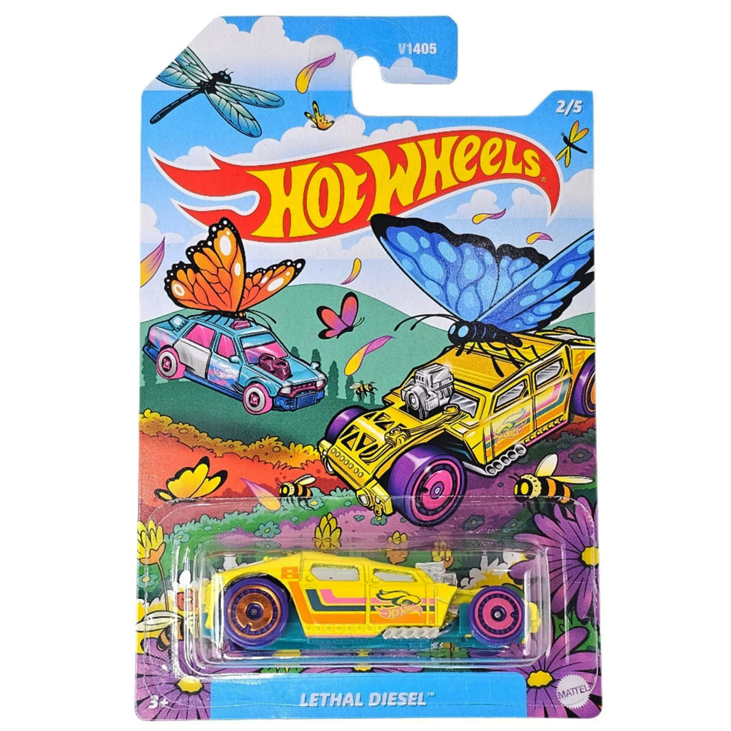 Hot Wheels Пролетна серия: Смъртоносен дизел малка кола 1/64 - Mattel изображение 1