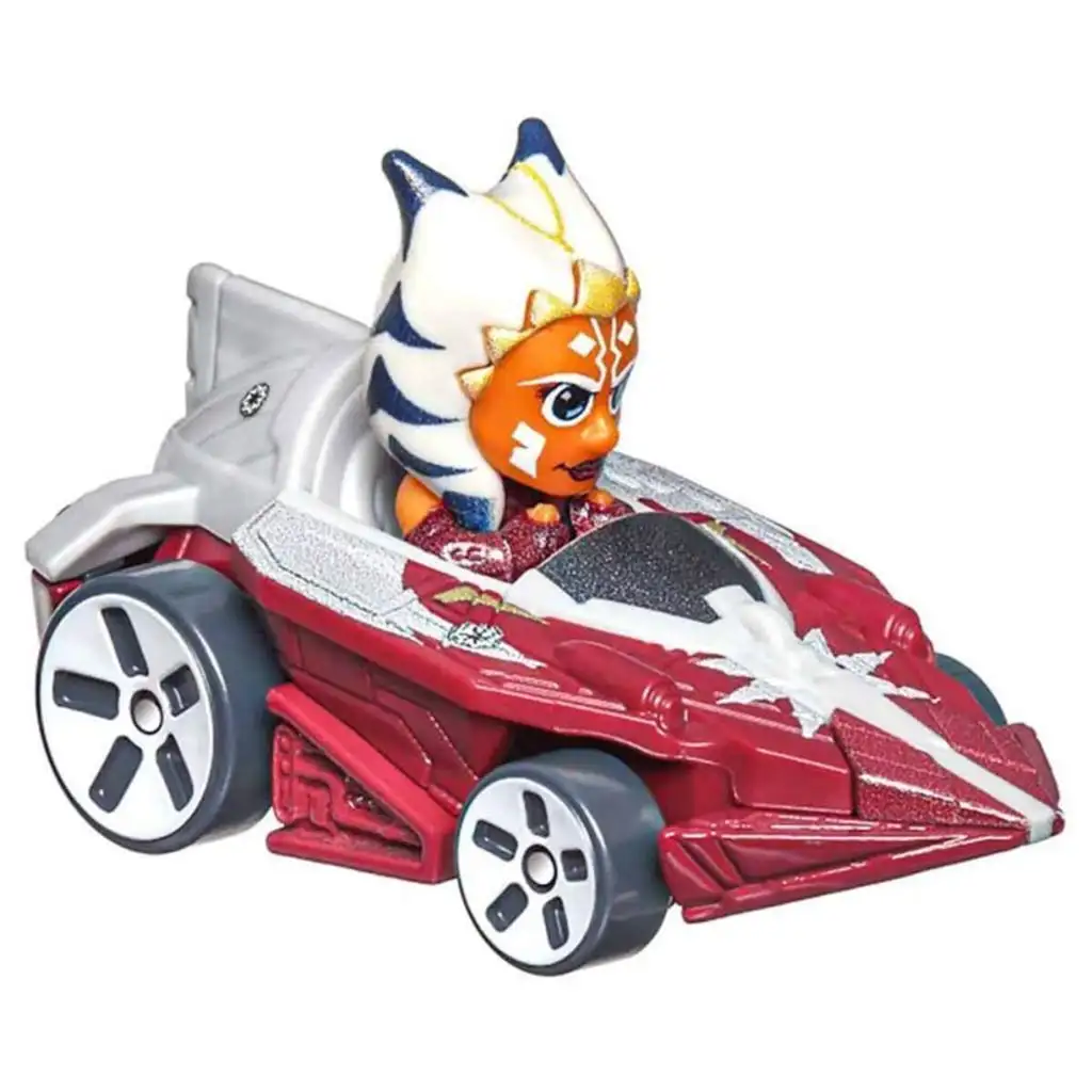 Hot Wheels: RacerVerse - Star Wars Ahsoka герой количка - Mattel изображение 2