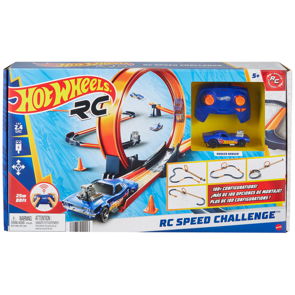 Hot Wheels: RC Speed Challenge дистанционно управление комплект за писта - Mattel изображение 1