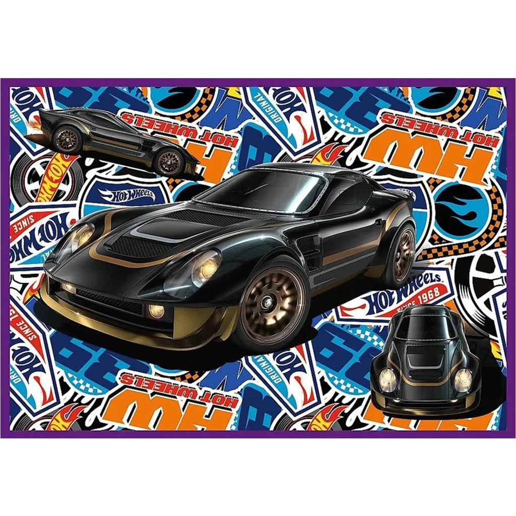 Hot Wheels състезателни коли 4x250бр. пъзел - Trefl изображение 5