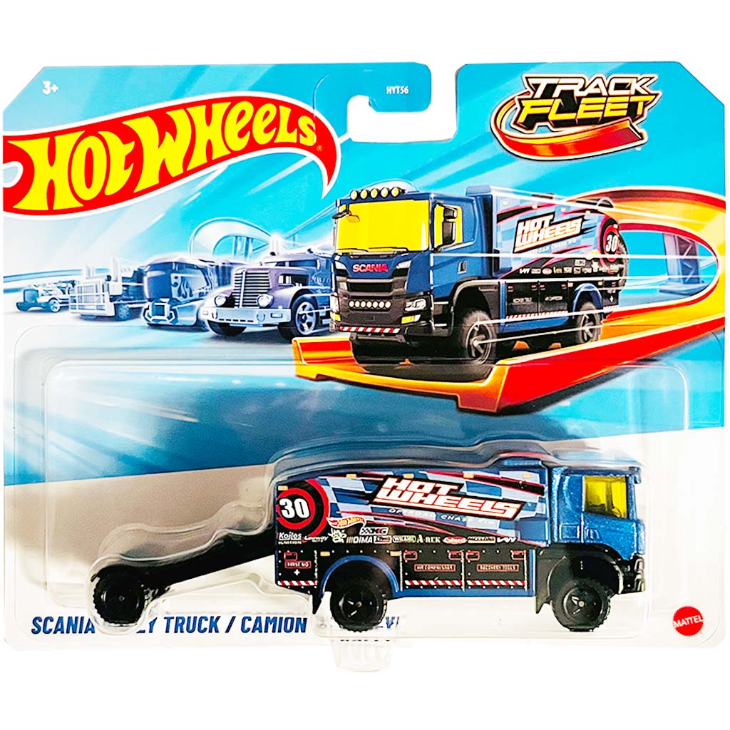 Hot Wheels: Scania Rally Truck транспортно средство в мащаб 1/64 - Mattel изображение 1