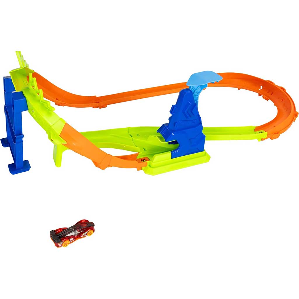 Hot Wheels: Шампионски трасета - Кругова надпревара с трамплин - Mattel изображение 3