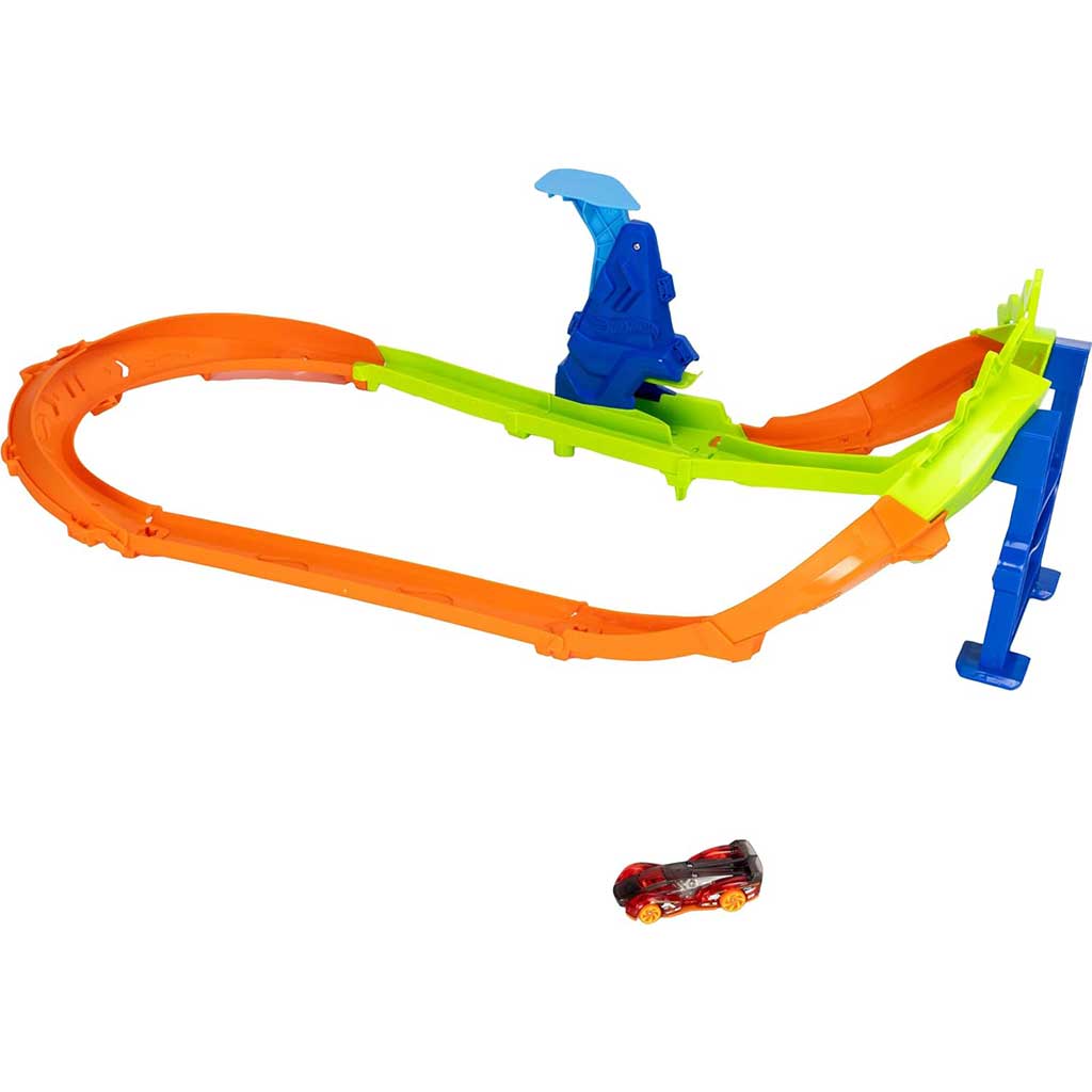 Hot Wheels: Шампионски трасета - Кругова надпревара с трамплин - Mattel изображение 4