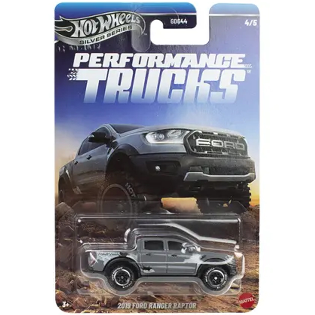 Hot Wheels Silver Series: 2019 Ford Ranger Raptor количка 1/64 - Mattel изображение 1