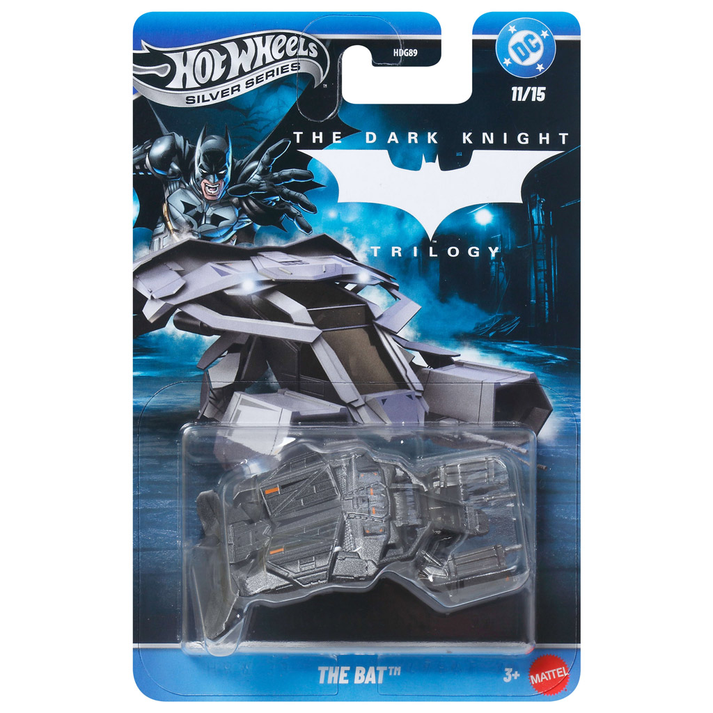 Hot Wheels Silver Series: Batman The Bat количка 1/64 - Mattel изображение 1