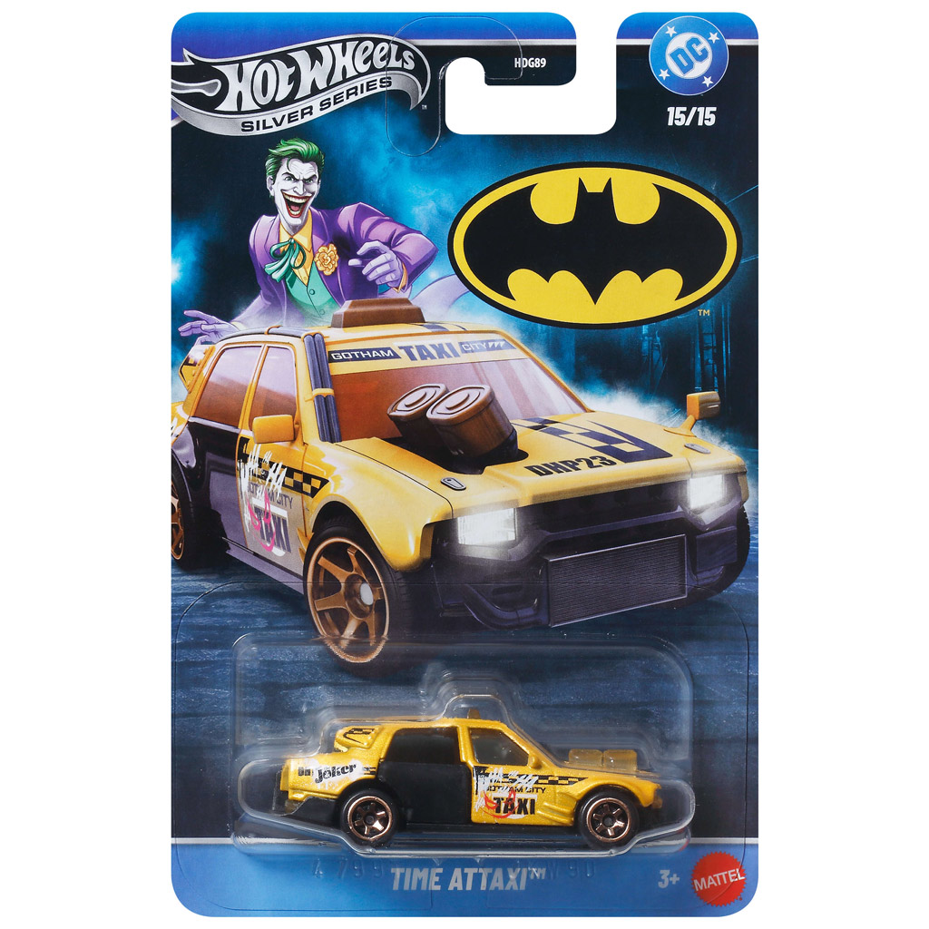 Hot Wheels Silver Series: Batman Time Attaxi количка 1/64 - Mattel изображение 1