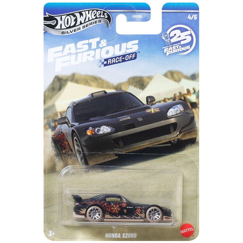 Hot Wheels Silver Series: Смъртоносна надпревара Honda S2000 количка 1/64 - Mattel изображение 1