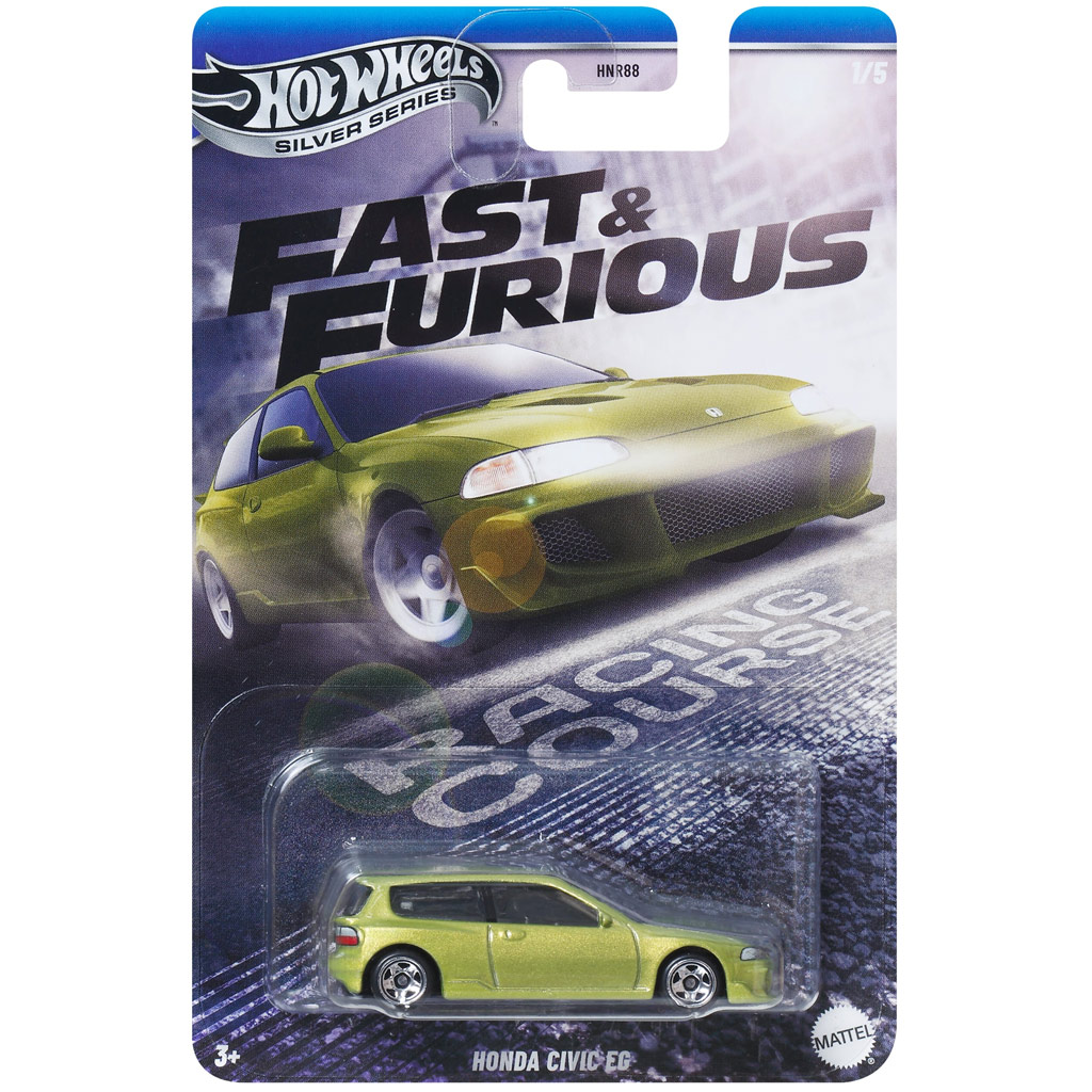 Hot Wheels: Смъртоносен ръб Honda Civic EG количка 1/64 - Mattel изображение 1
