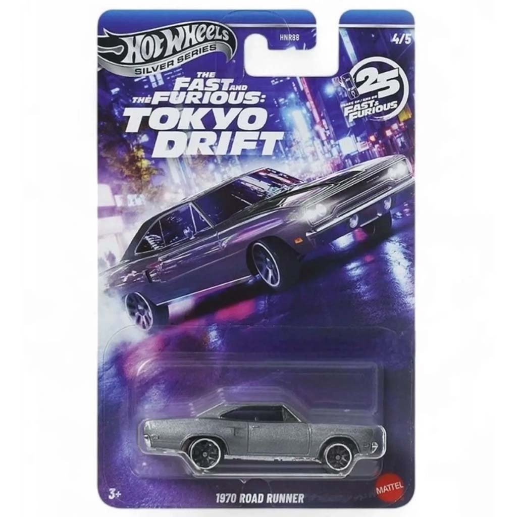 Hot Wheels: Смъртоносна надпревара 1970 Road Runner количка 1/64 - Mattel изображение 1