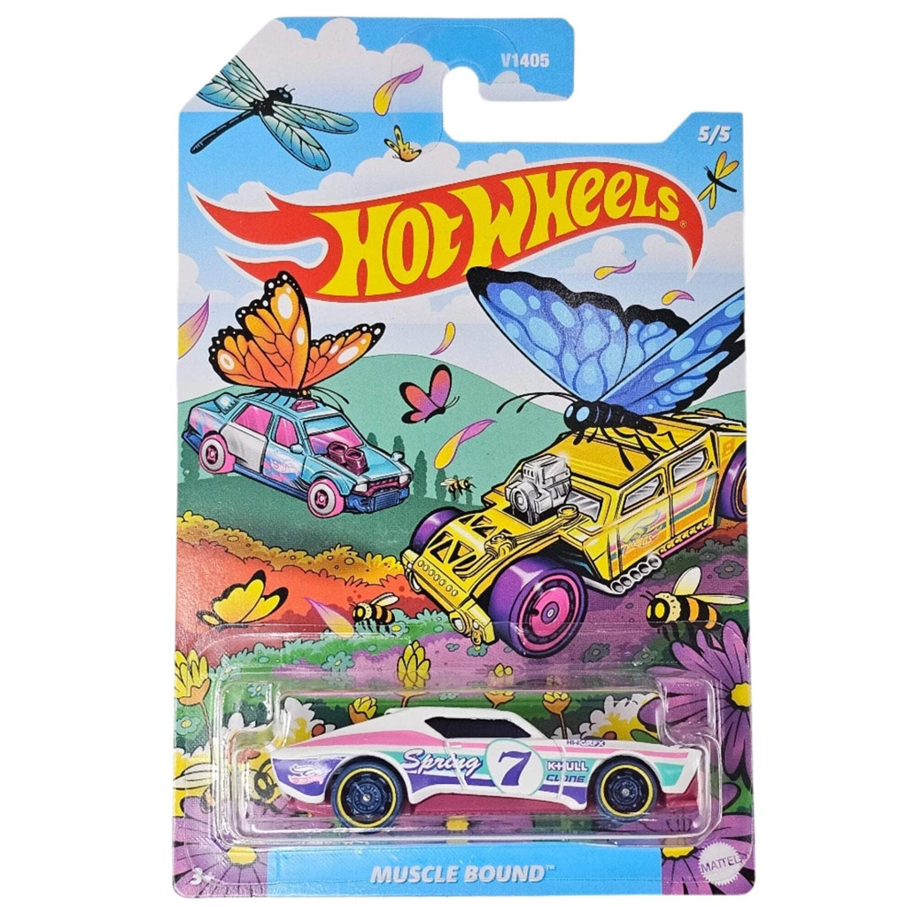 Hot Wheels Spring Series: Muscle Bound количка 1/64 - Mattel изображение 1