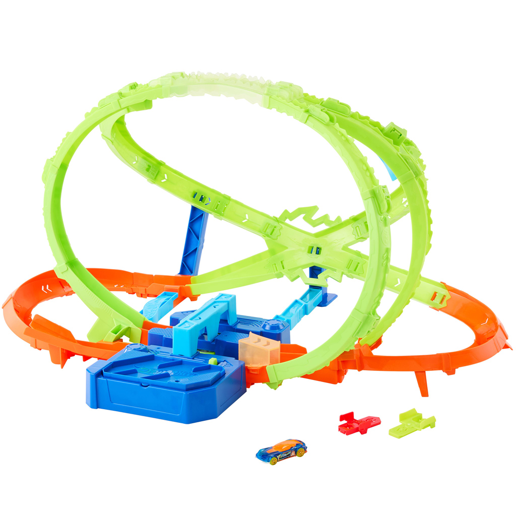 Hot Wheels Stunt Tracks Каньонен автопът комплект - Mattel изображение 2