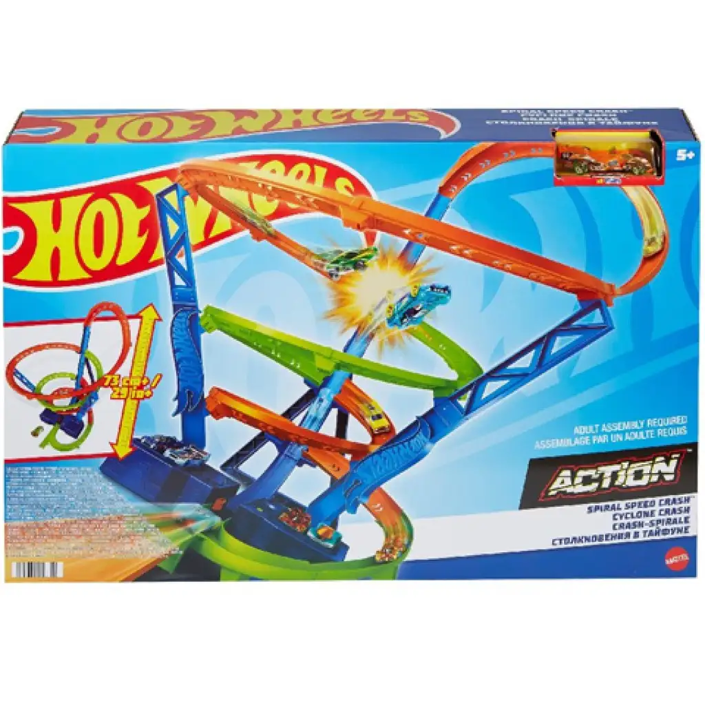 Hot Wheels Удивителен циклон комплект за игра - Mattel изображение 1