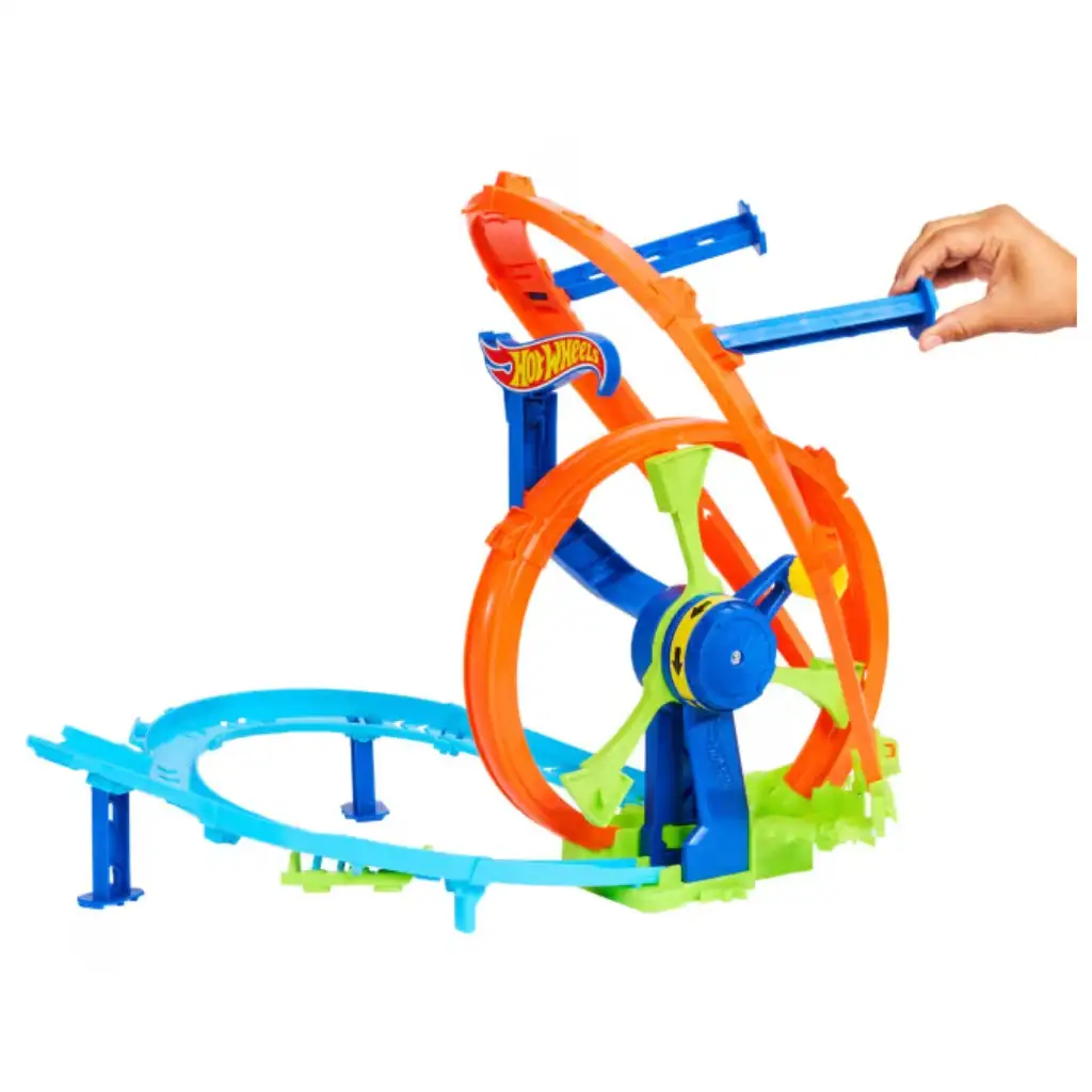 Hot Wheels: Удивителен турбиниран пистов комплект - Mattel изображение 2