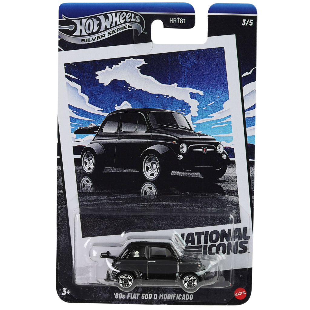 Hot Wheels: Винтидж '60s Fiat 500 D Modificado количка 1/64 - Mattel изображение 1