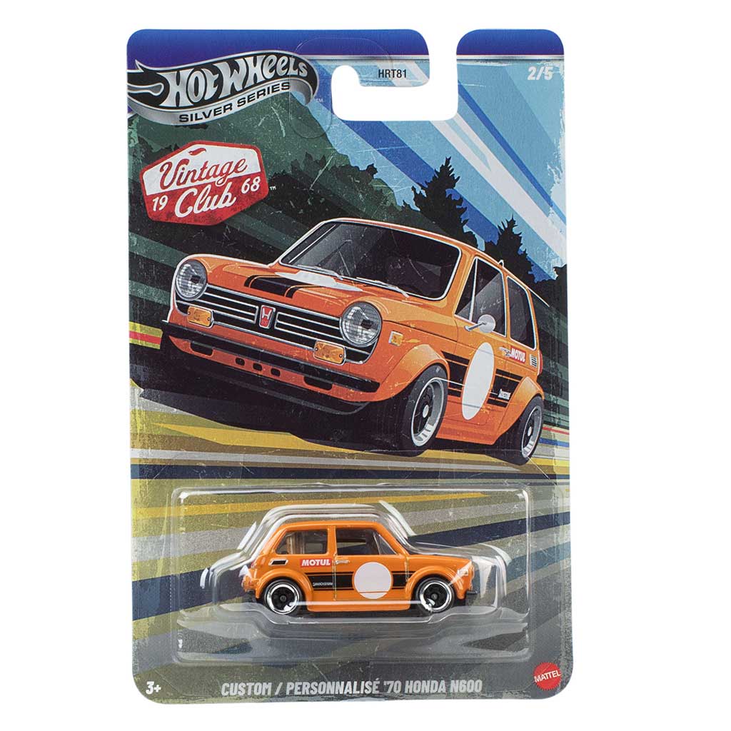 Hot Wheels: Винтидж '70 Honda N600 количка 1/64 - Mattel изображение 1