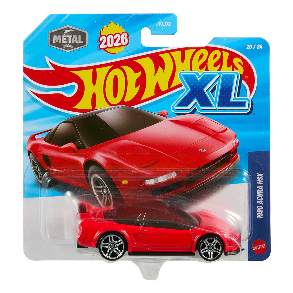 Hot Wheels XL: 1990 Acura NSX количка 1/43 - Mattel изображение 1
