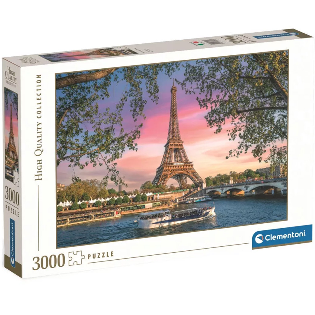 HQC Айфелова кула, Париж 3000 части пъзел - Clementoni изображение 1