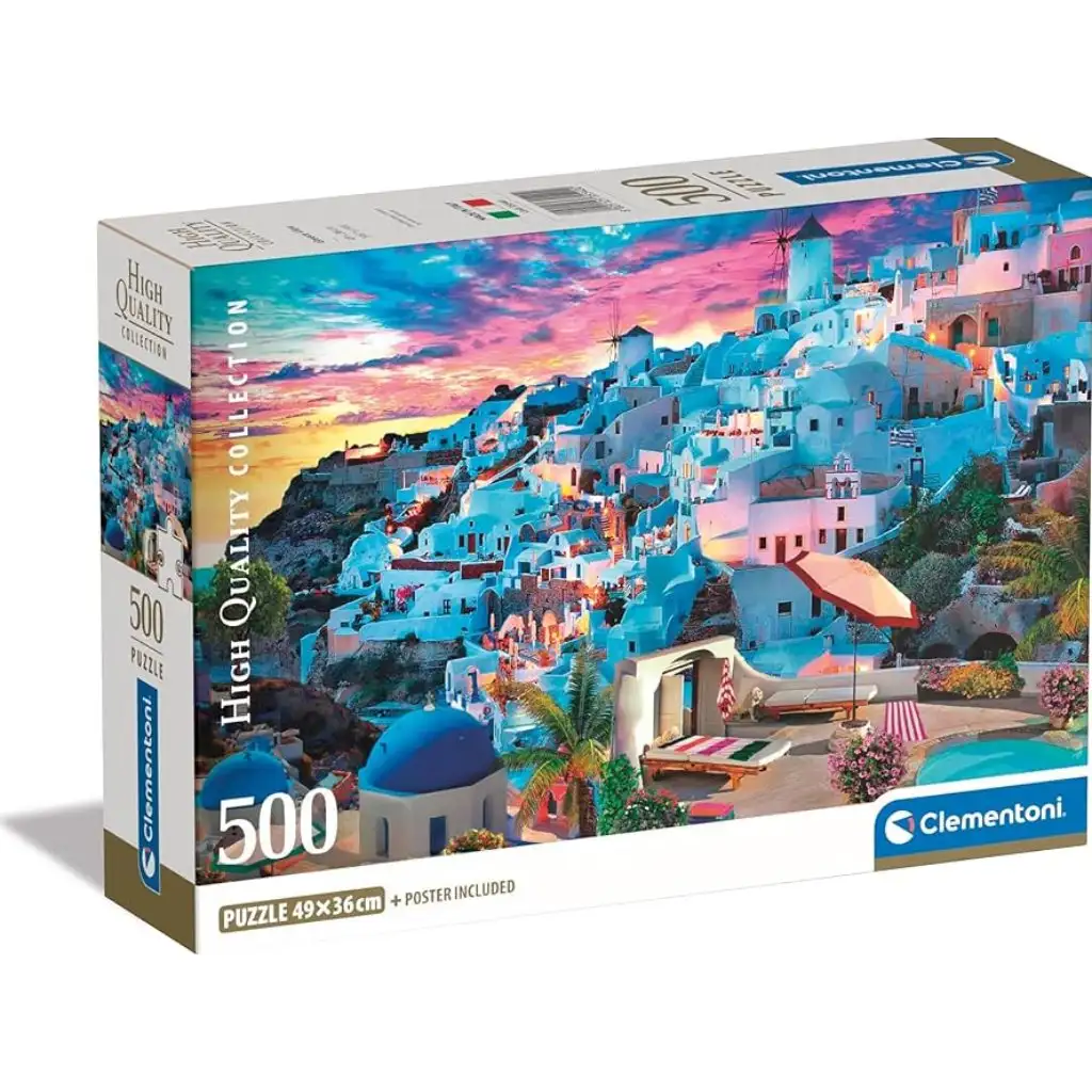 HQC Гърция 500 части пъзел - Clementoni изображение 1
