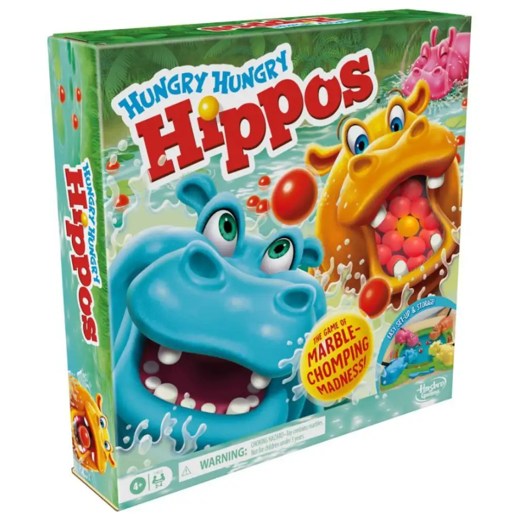 Hungry Hungry Hippos - Гладни хипопотами настолна игра - Hasbro изображение 1
