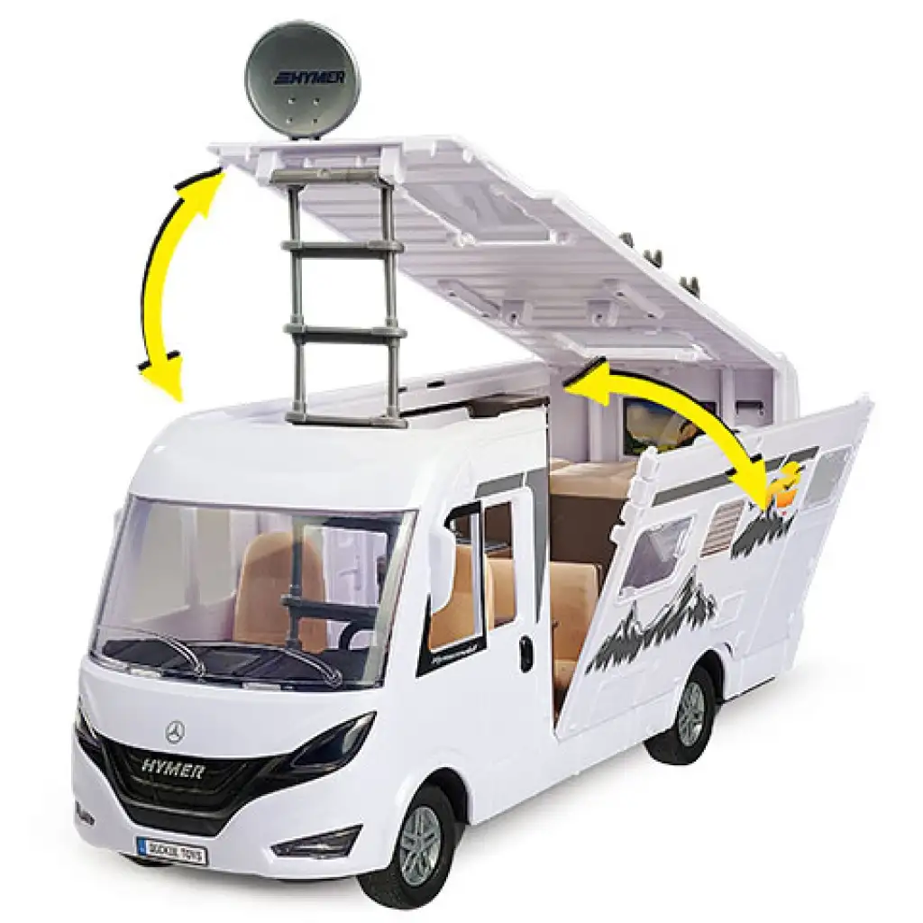 Hymer Camping Van каравана с аксесоари 30см - Dickie Toys изображение 2