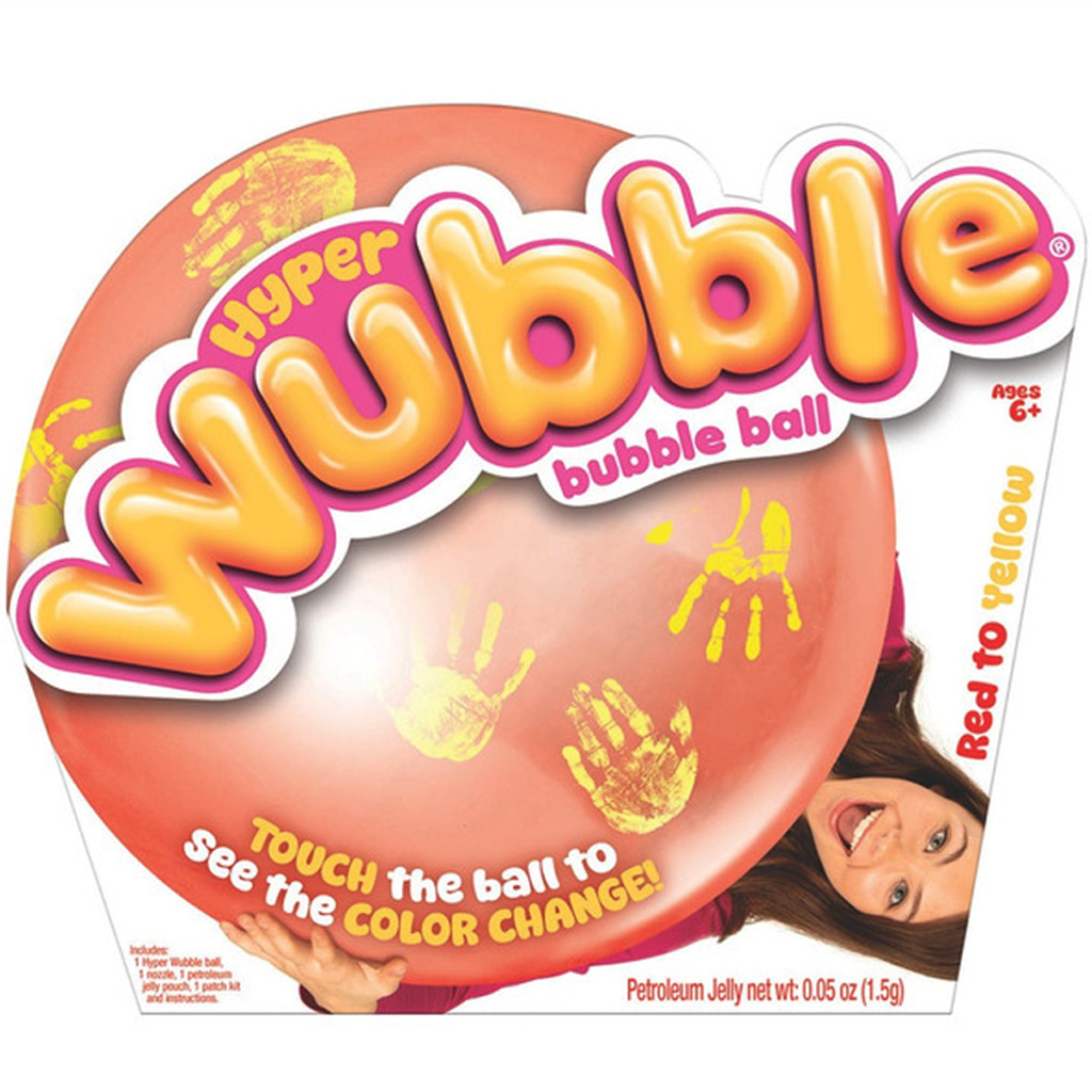 Hyper Wubble цветоизменяща се сапунена топка - Червено-Жълто изображение 1