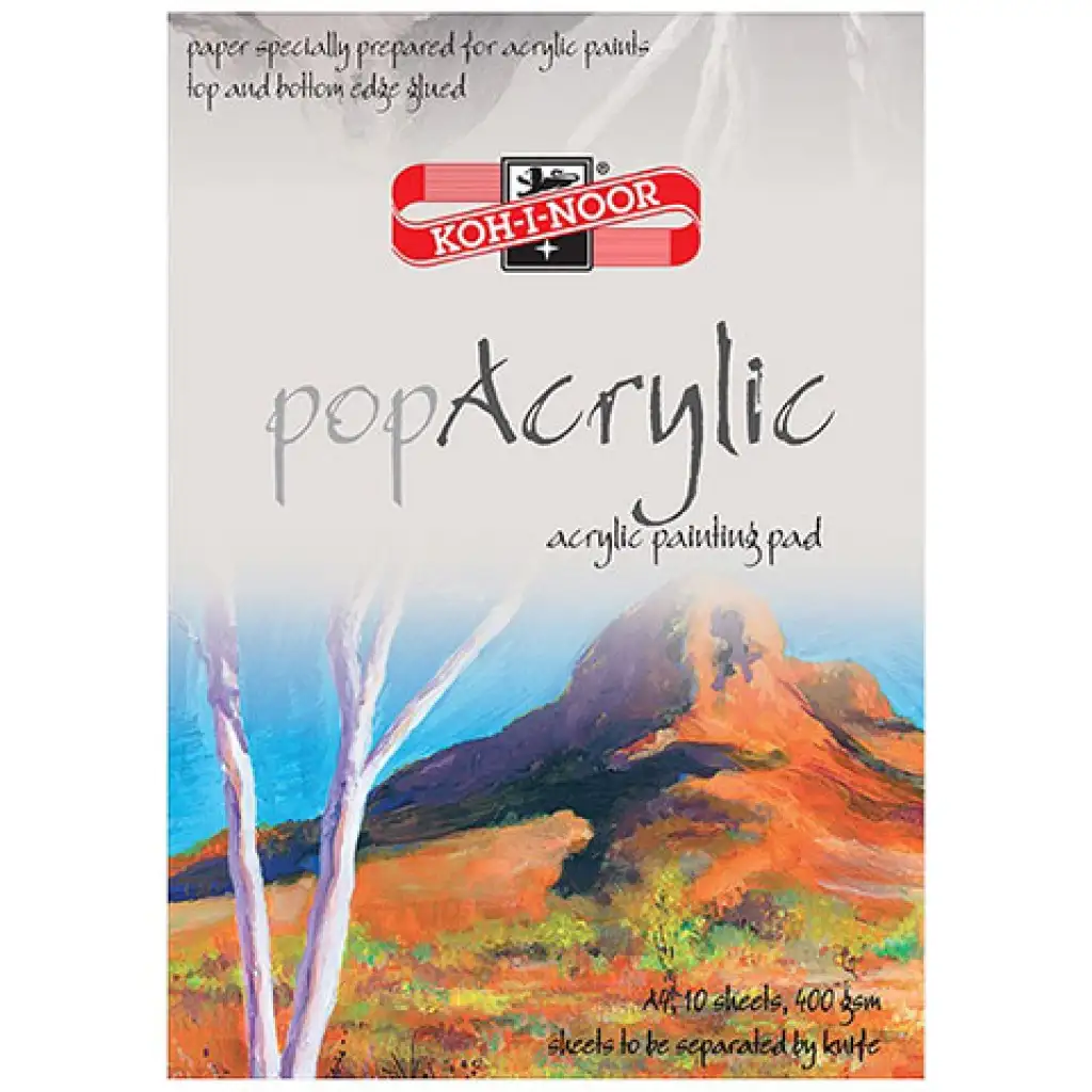 ICO: KOH 9920 Бездървена скица книга Pop Akril A/4 10бр изображение 1