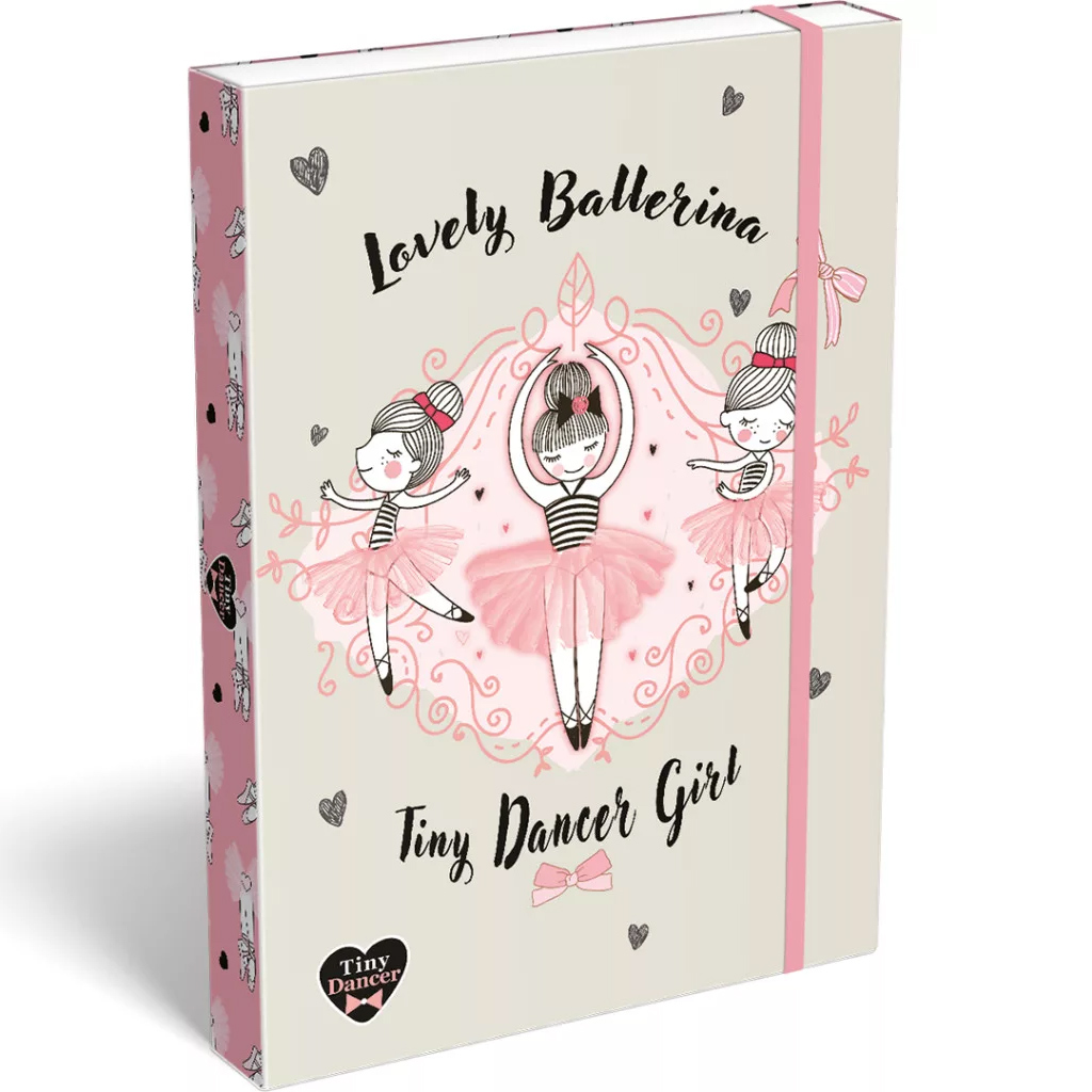 ICO: Lizzysuli Tiny Dancer Ballerina гумена тетрадка A/4 изображение 1