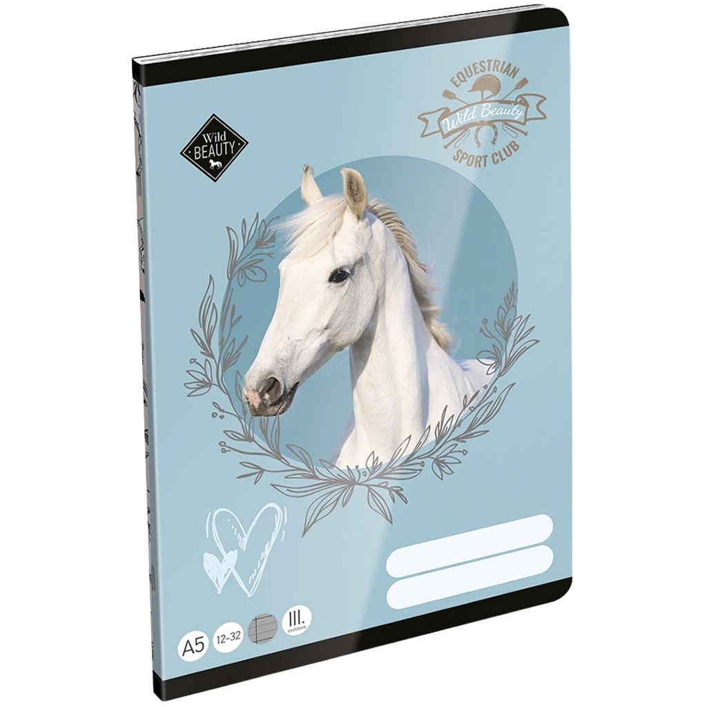 ICO: LizzySuli Wild Beauty Sport Club 3. клас линеен тетрадка A/5 12-32 изображение 1