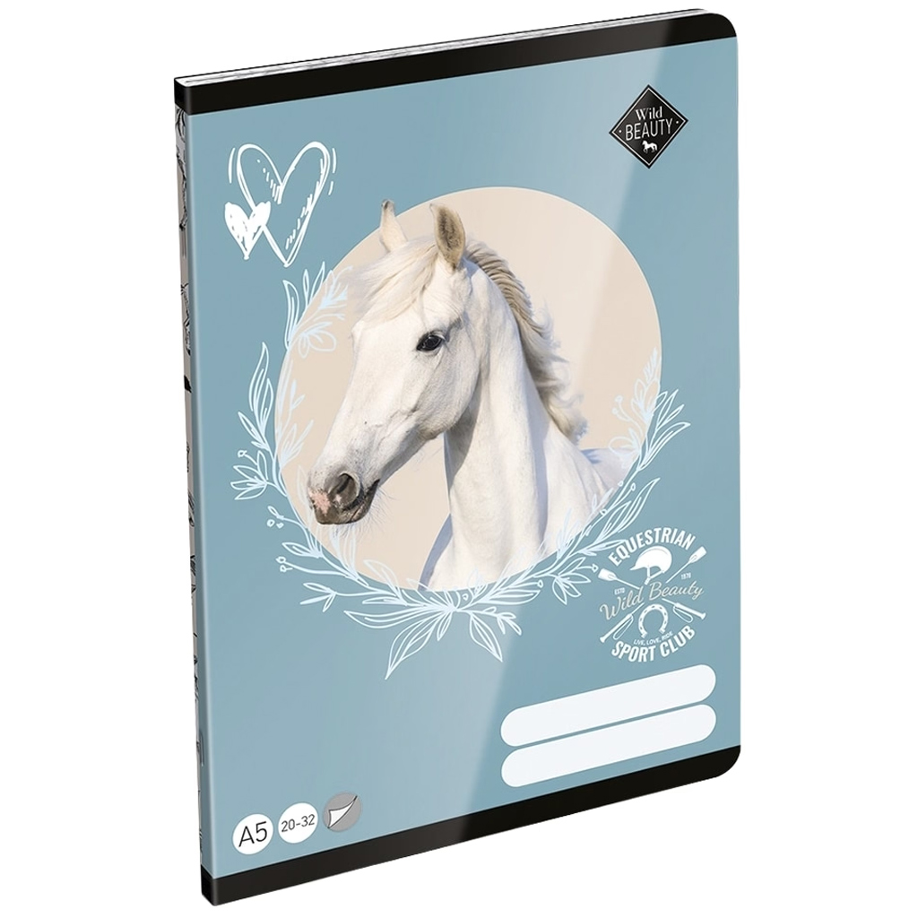 ICO: LizzySuli Wild Beauty Sport Club гладък тетрад A/5 20-32 изображение 1