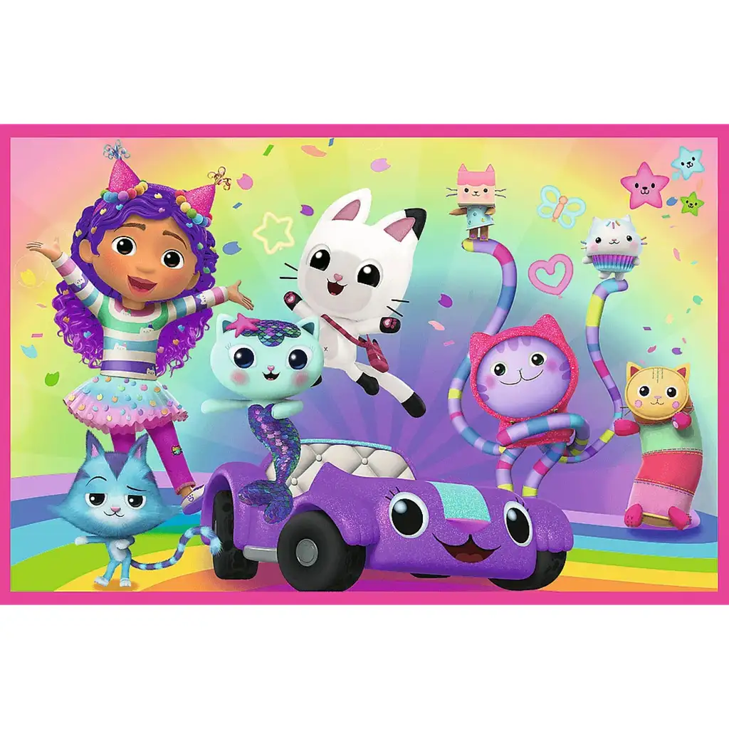 Играчка с къща за кукли Габи 2x24бр. пъзел - Trefl изображение 2