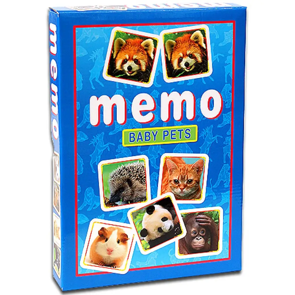 Игра с памет за животински малки изображение 1