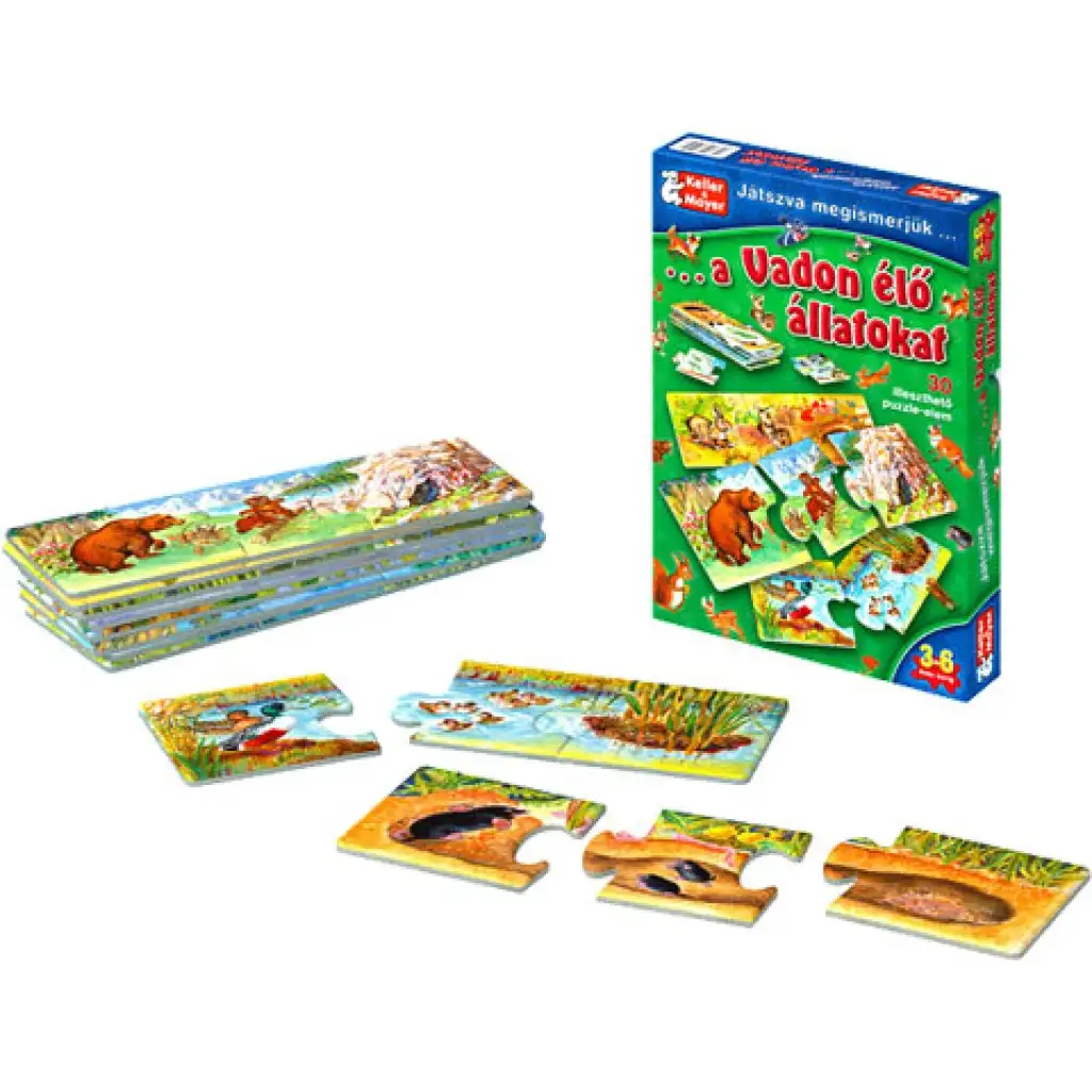 Играейки, опознаваме дивите животни настолна игра изображение 2