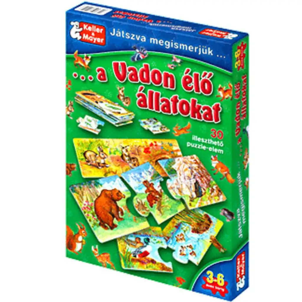 Играейки, опознаваме дивите животни настолна игра изображение 1