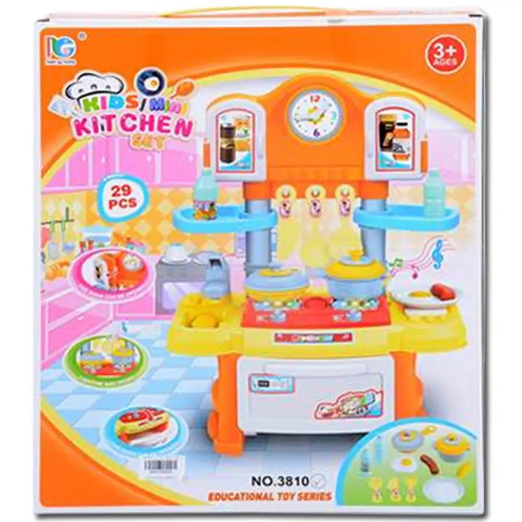 Игрална кухня с светлина и звук 29 части изображение 1