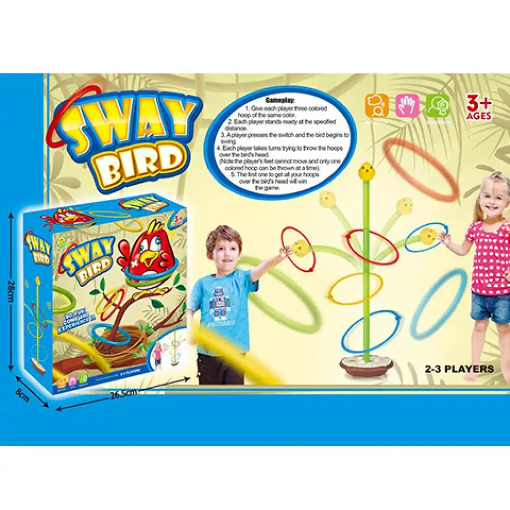 Игривата птичка за хвърляне на пръстени изображение 2