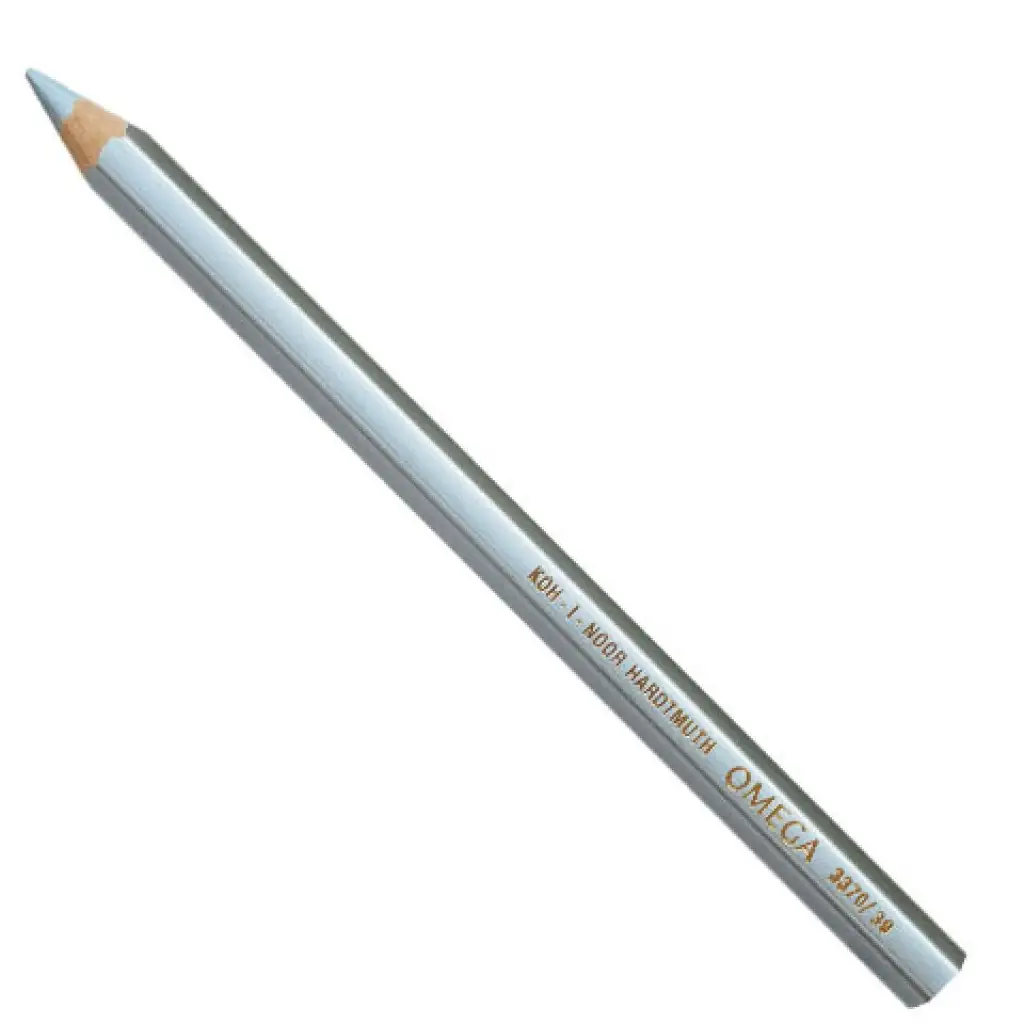 Ико: Koh-I-Noor Omega дебел сребрист молив изображение 1